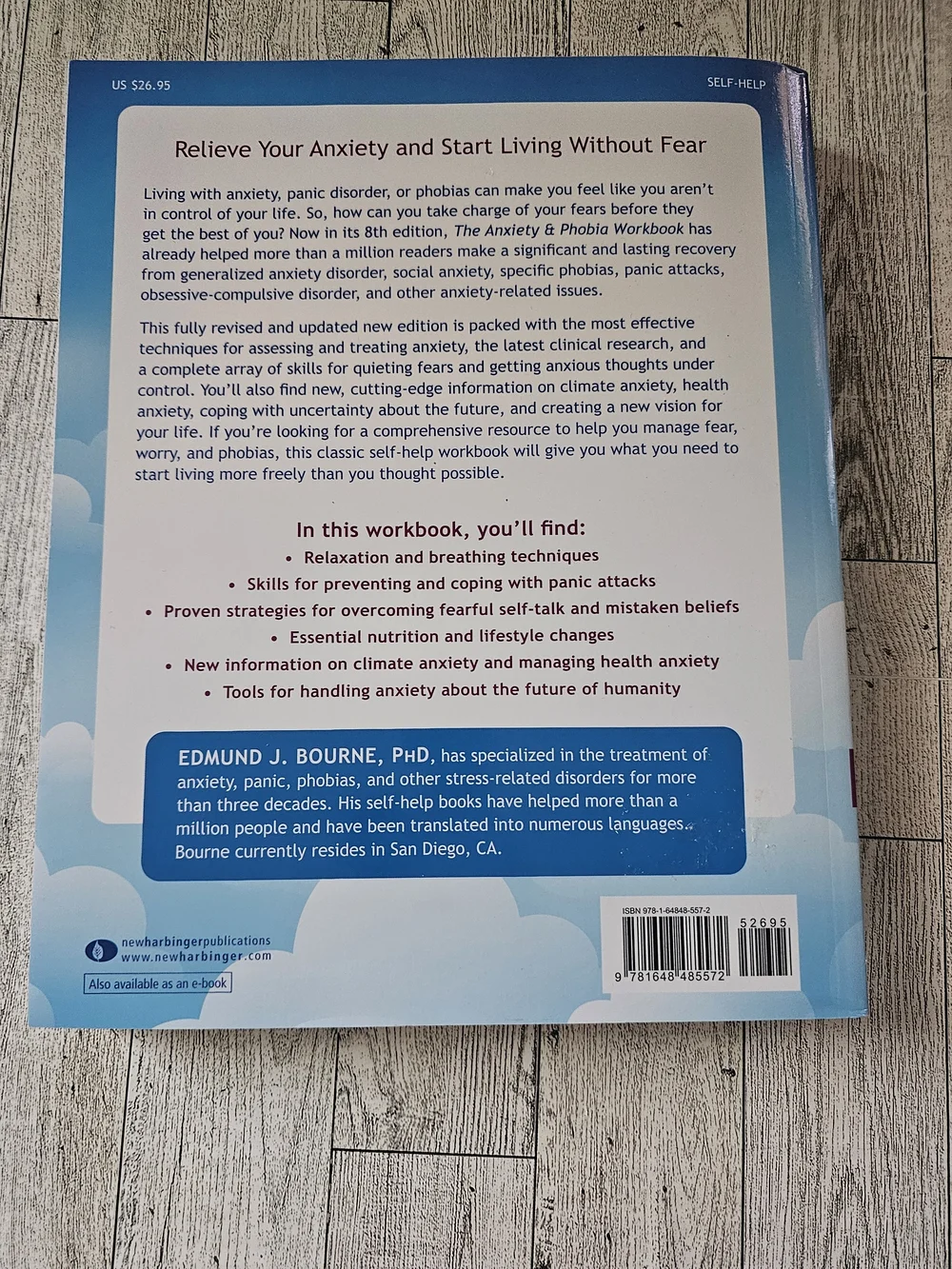 The Anxiety & Phobia Workbook 8th Edition